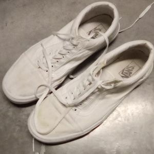 Vans white shoes, size 14 (fits like a 13).